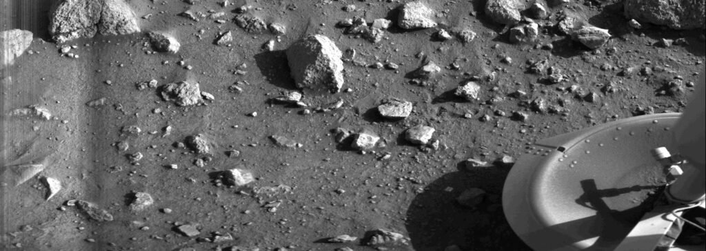 Viking lander first image